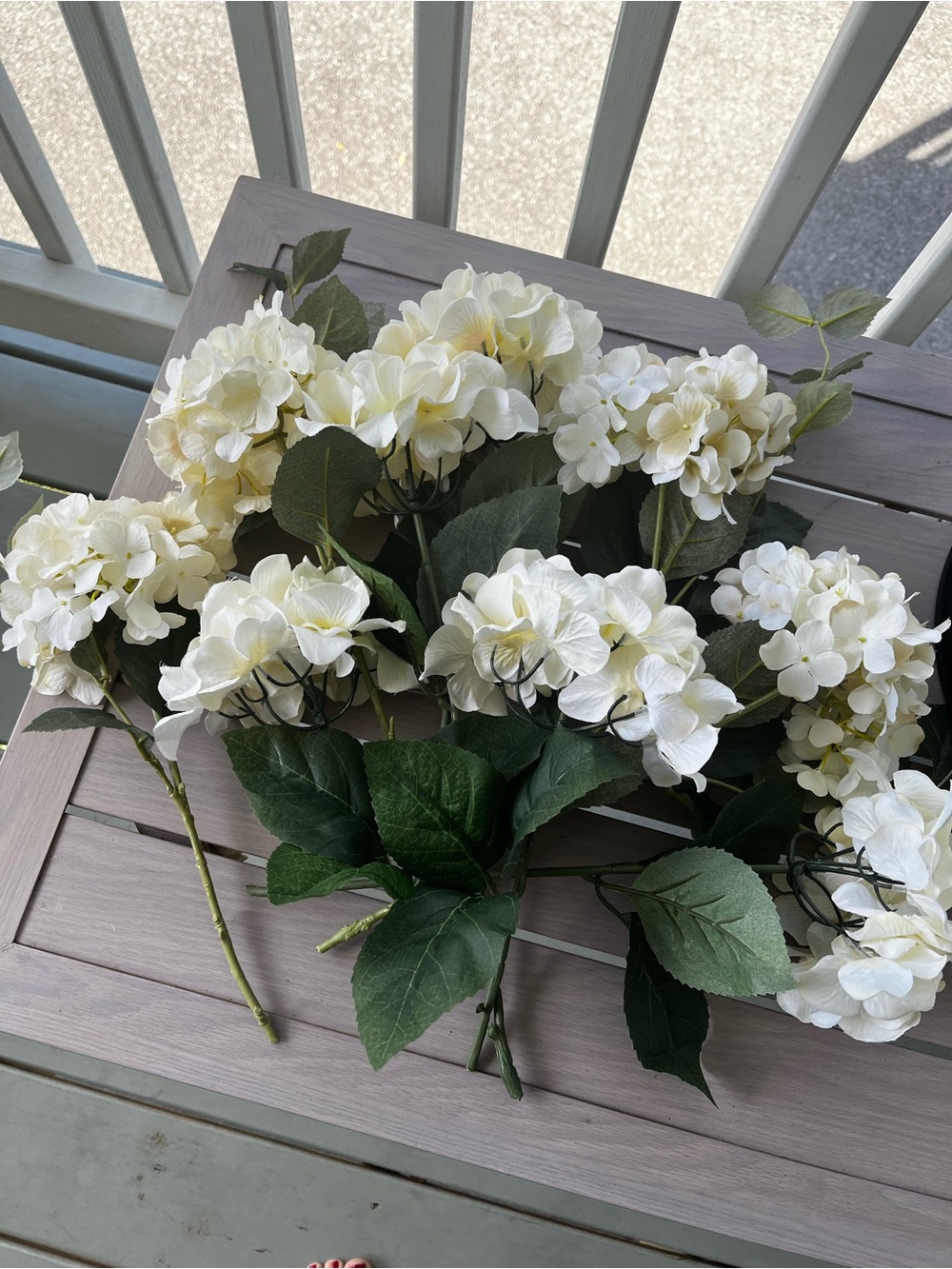 Cream Artificial Hydrangea’s